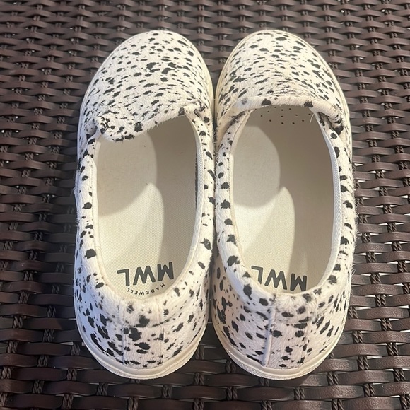 Madewell Sidewalk Slip On Spatter Painted Calf Hair Slip On 11m style mc706 - Picture 4 of 16